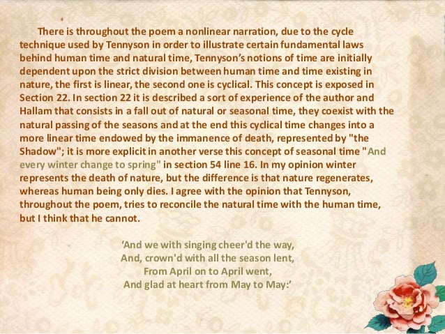 Nature In Tennyson S Poem In Memoriam Nature In Tennyson S Poem In Memoriam