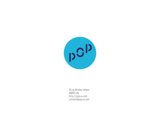 POP est une entreprise Sociale et Ouverte
pour une #Transition agile et joyeuse
#InnovationSociale #Numérique #Design
 