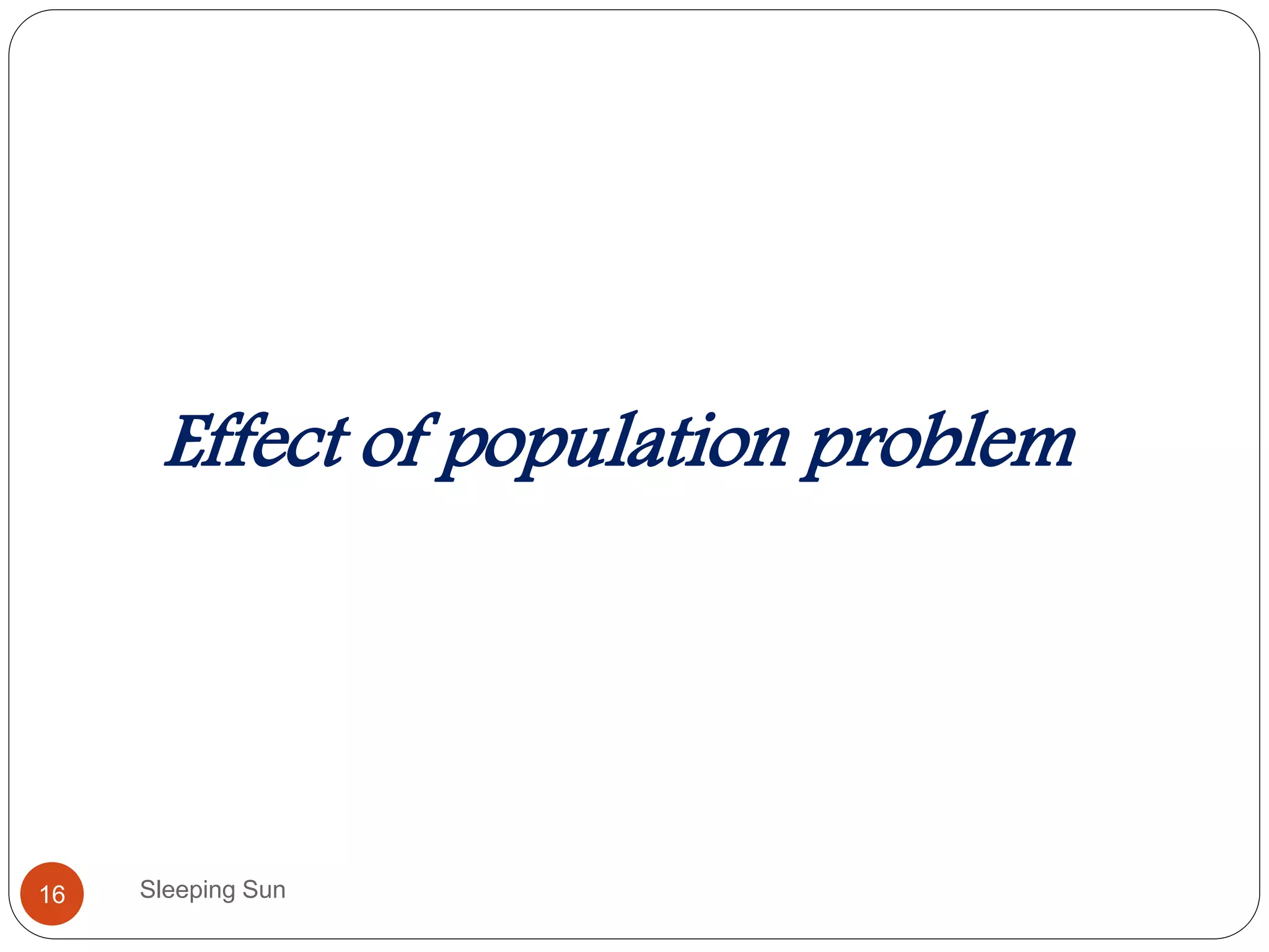 Effect of population problem
Sleeping Sun16
 