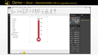 Demo – Slicer – thermometer [PBI CLI upgraded version]
 