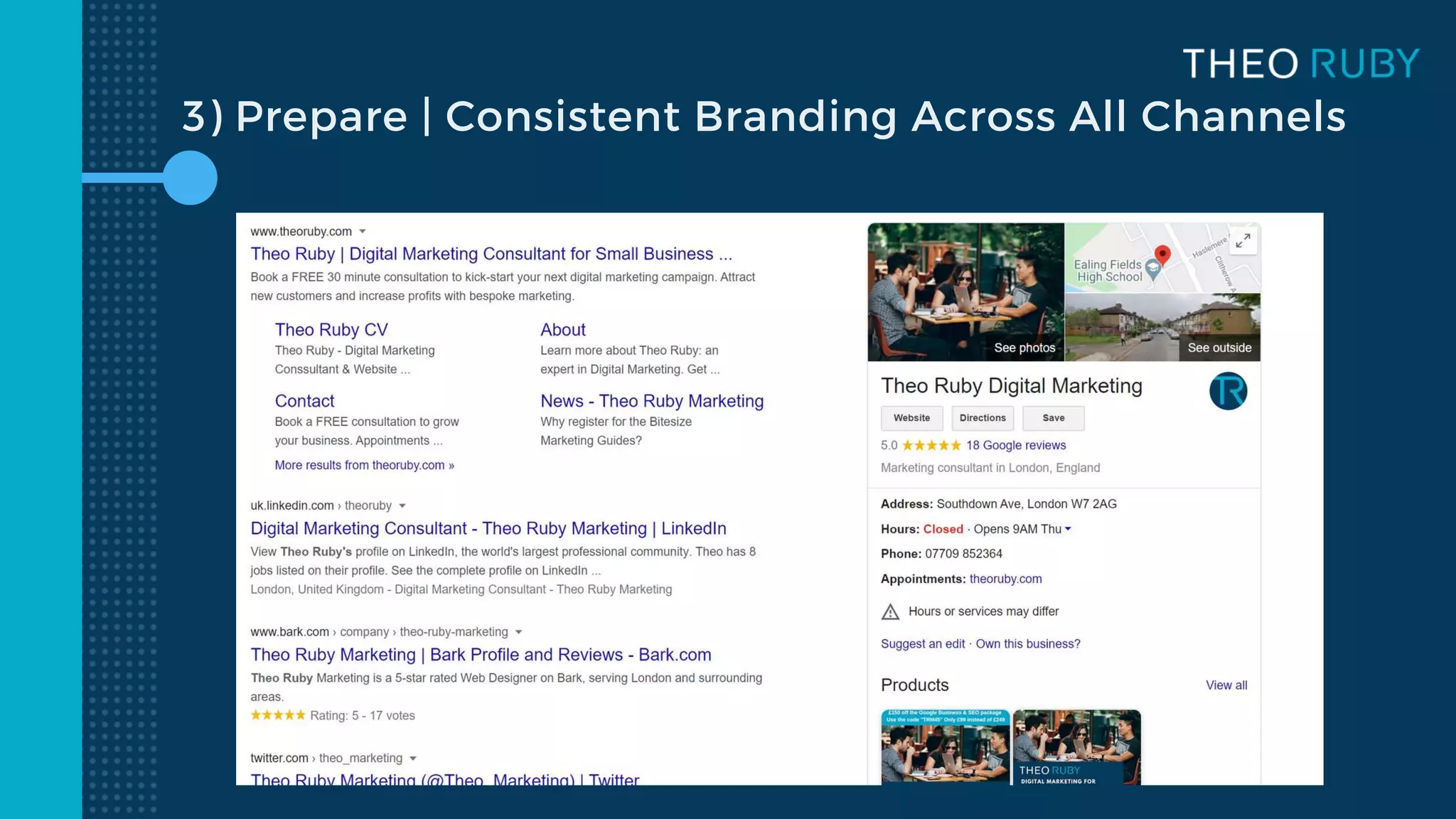 3) Prepare | Consistent Branding Across All Channels
 