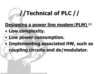 Plm Modem UOW-PowerLineCommunication(Presentation) | PDF