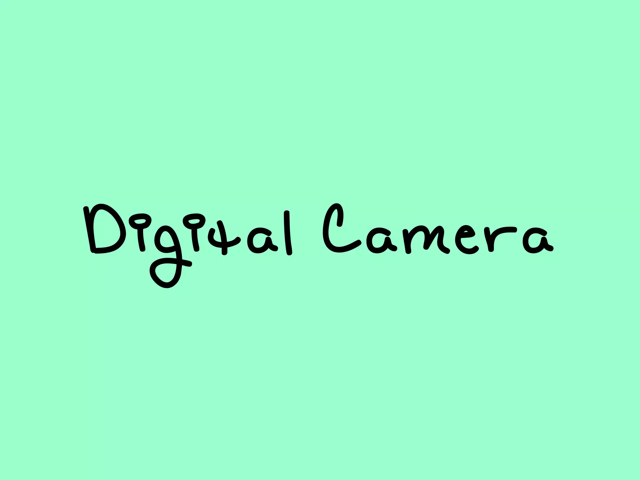 Digital Camera 