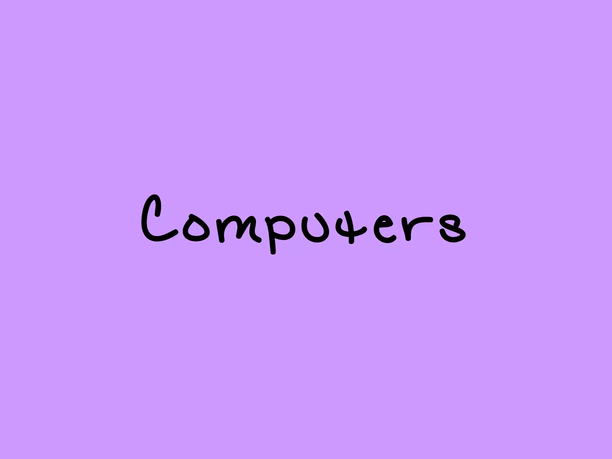 Computers 