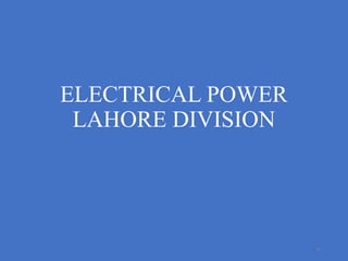 Comprehensive Overview of Electrical RTL and Power Management in Lahore ...