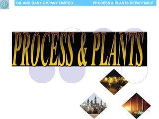 OIL AND GAS COMPANY LIMITED PROCESS & PLANTS DEPARTMENT
1
 