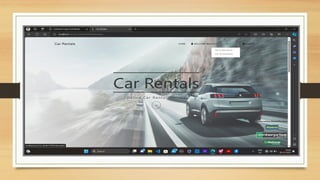 Online Car Rental System PHP and Mysql project | PPTX