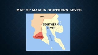 MAP OF MAASIN SOUTHERN LEYTE
 