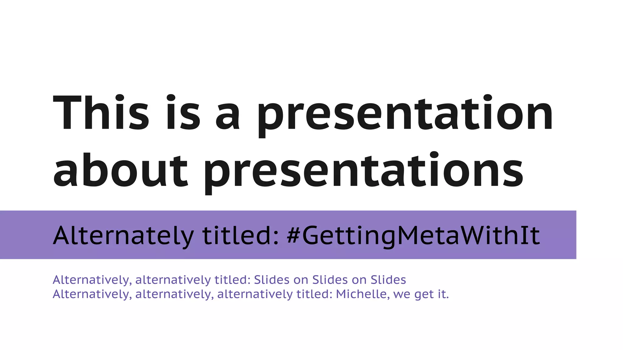 Presentation presentation | PDF