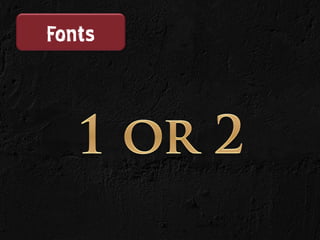 Fonts
 
