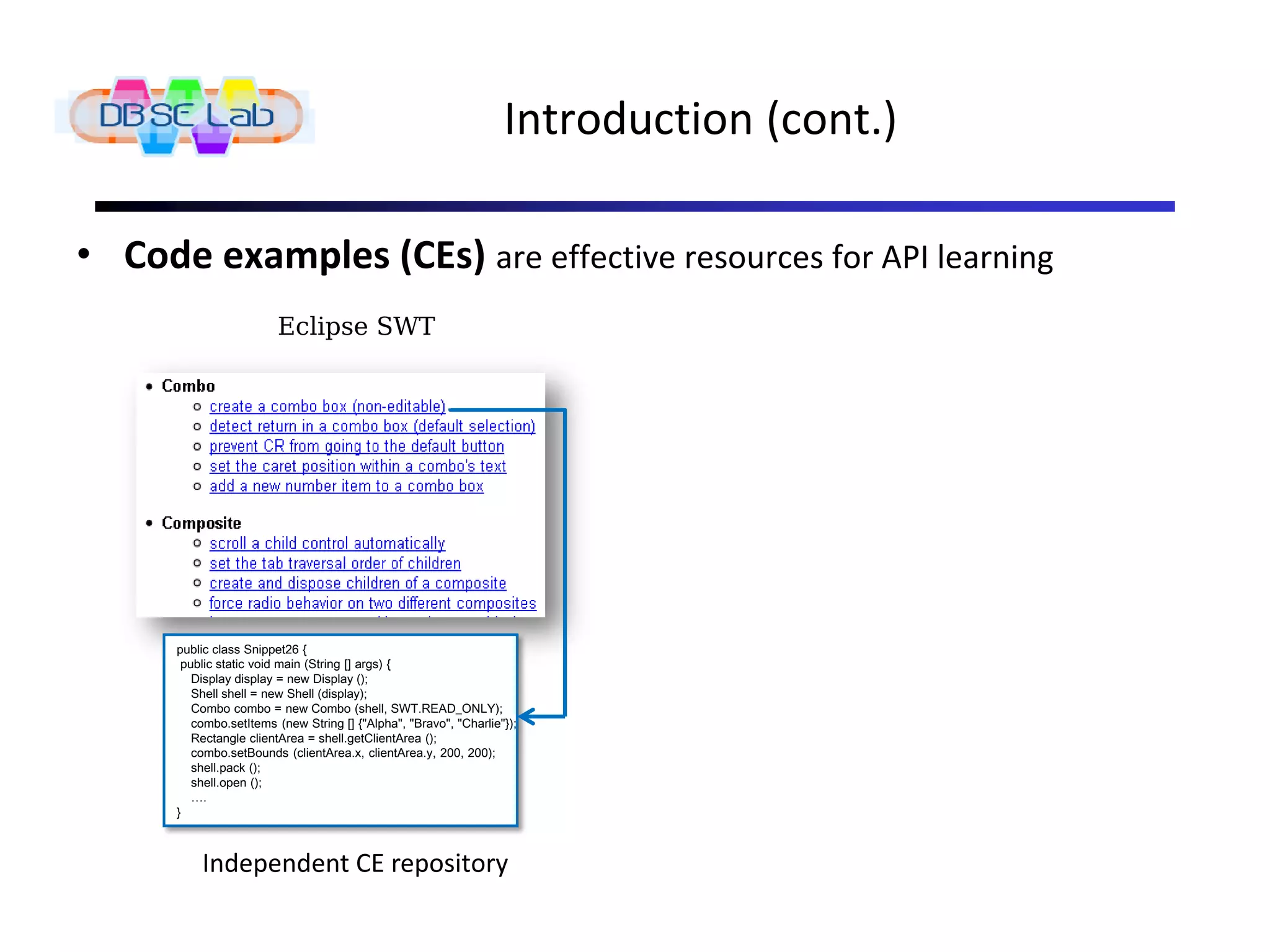 Recommending Proper API Code Examples for Documentation Purpose | PPT