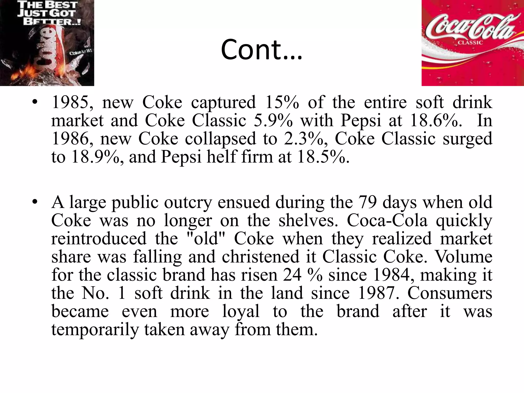 The ultimate failure of a product to achieve profitability.The launch of New Coke turned out to be a nightmare for Coca-ColaNew Coke lasted only 79 days and went down in history as one of America's greatest marketing failures.‘We did not understand the deep emotions of so many of our customers for Coca-Cola.’— DONALD R. KEOUGHCoca-Cola president