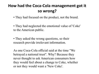 Pepsi – Coke Taste TestSome interesting history of this test:Taste test: New Coke vs. Coke ClassicNew Coke preferred to Coke Classic!New Coke was sweeterMost got it wrong (even if thought new)Changes Over TimeAppears Coke Classic slowly morphed into New Coke…