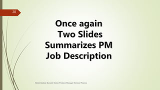 Abdul Qadeer Qureshi Senior Product Manager Horizon Pharma
20
 