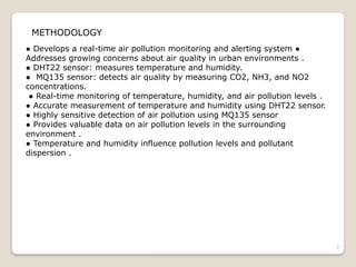 Presentation on IoT based air pollution and monitoring and alerting ...
