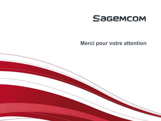 Merci pour votre attention
 