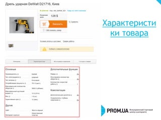 Характеристи
ки товара
 