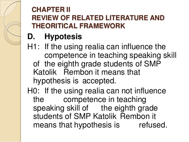 Chapter 2 literature review and theoretical framework
