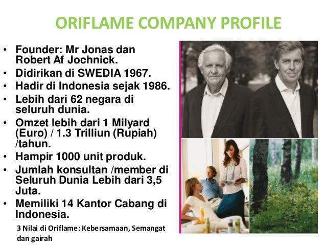 Hasil gambar untuk founder oriflame