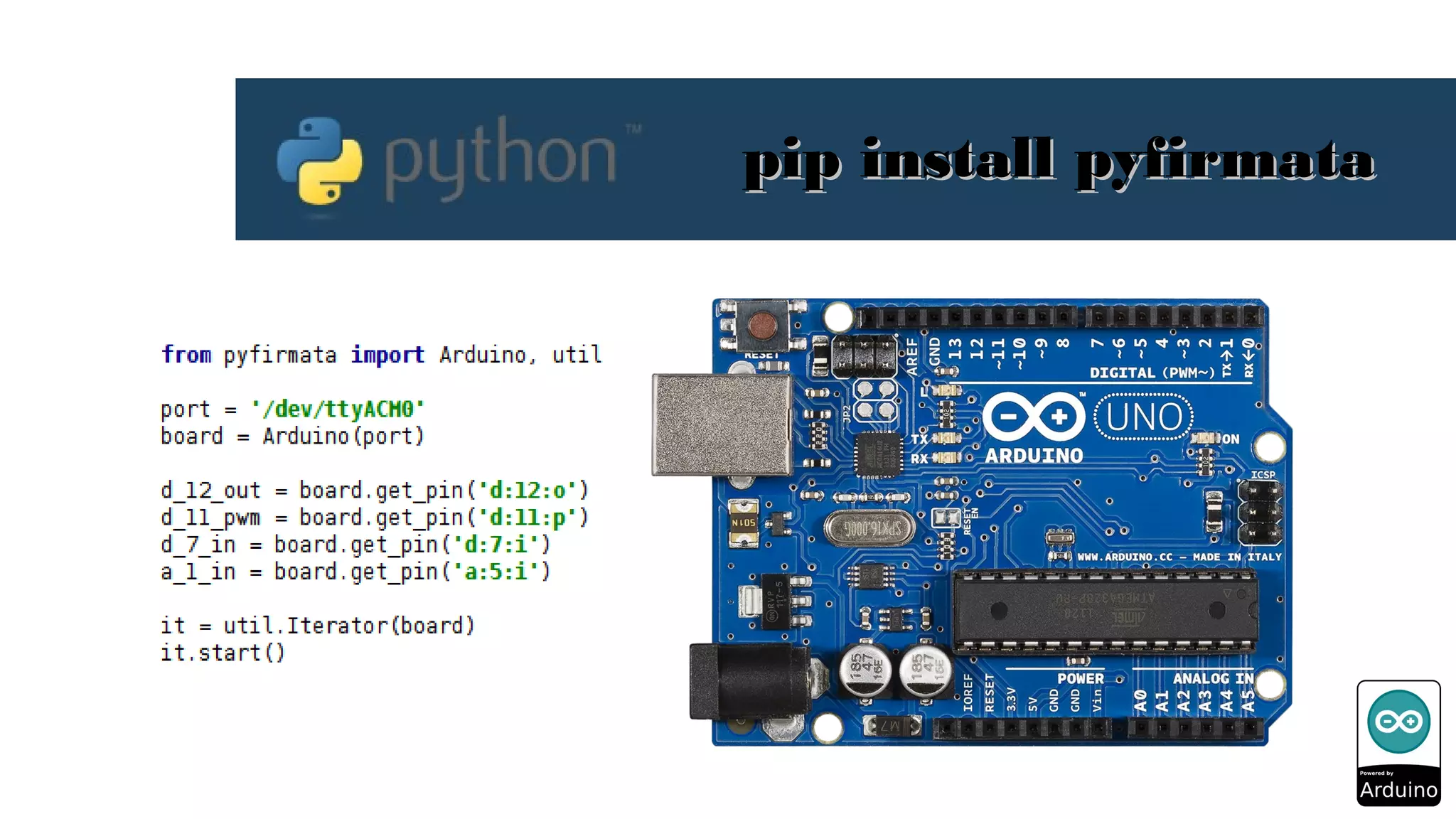 Python Programming for Arduino | PPT