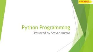 Python programming Presentation