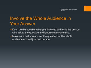 Presentation Q&A | PPTX