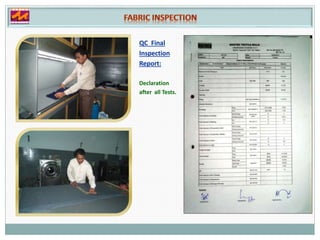 Dye Testing Inspection Form Presentation Quality Control Dyeing | PPTX