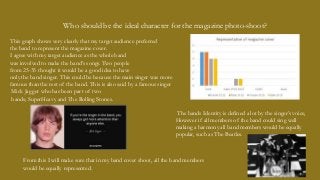 Who should be the ideal character for the magazine photo-shoot?
This graph shows very clearly that my target audience pref...
