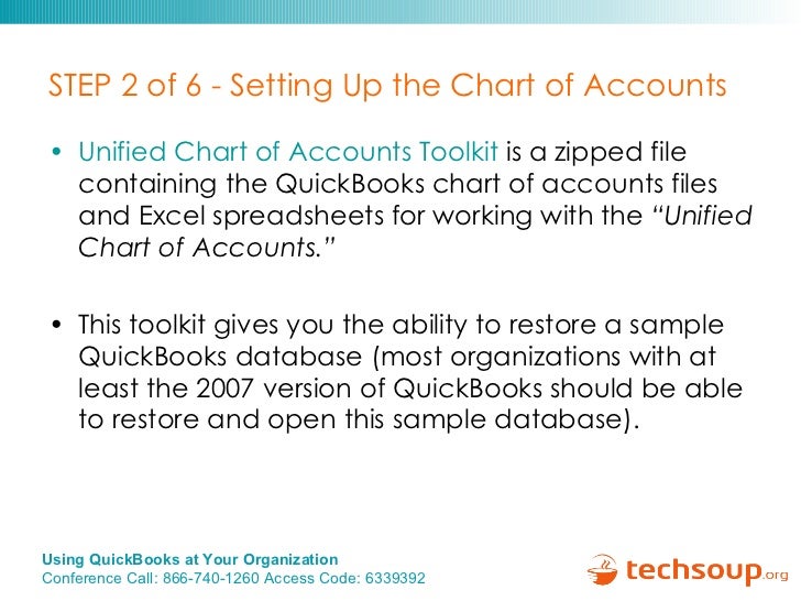 Unified Chart Of Accounts Quickbooks