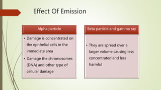 Presentation radiation (Radon) | PPTX