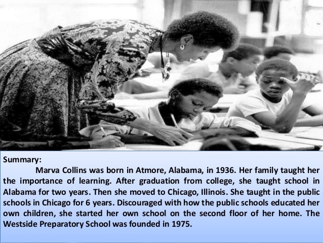 Marva Collin'S Story