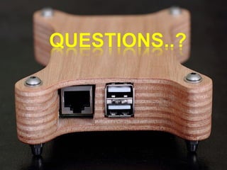 Seminar Presentation on raspberry pi