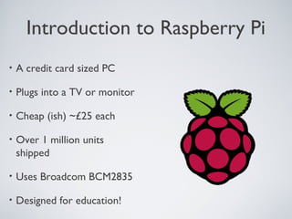 Seminar Presentation on raspberry pi | PPT | Computer Peripherals ...