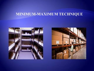 MINIMUM-MAXIMUM TECHNIQUE
 