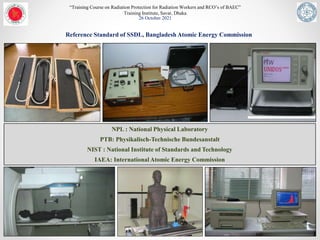 Ssdl Lab Quality Assurance in Radiotherapy and Dosimetry | PPTX