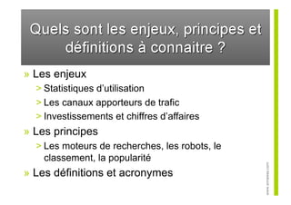Formation au referencement sur internet, niveau 1