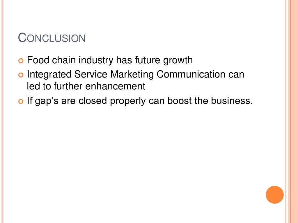 Food service industry