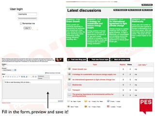Fill in the form, preview and save it!
 
