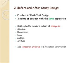 Presentation research design