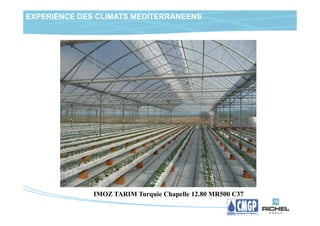 EXPERIENCE DES CLIMATS MEDITERRANEENS




              IMOZ TARIM Turquie Chapelle 12.80 MR500 C37
 