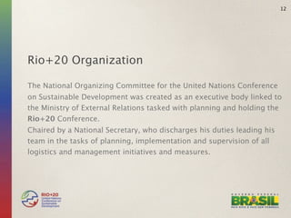 Rio+20: Partnership Development. | KEY