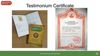 Testimonium Certificate

Your Social, Cultural Experience

 