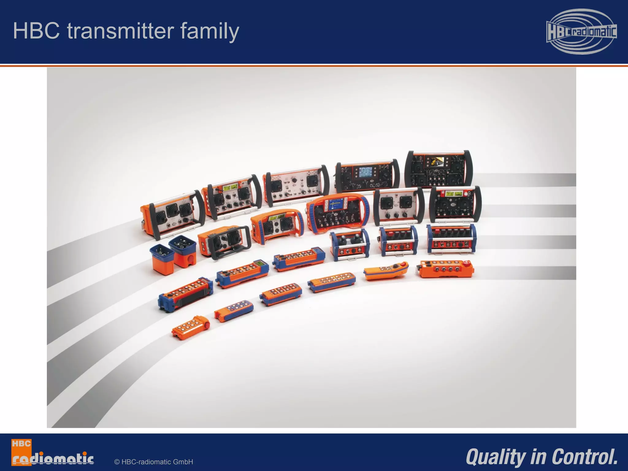 © HBC-radiomatic GmbH
HBC transmitter family
 