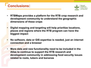 Online Atlas of Roots, Tubers and Banana Crops