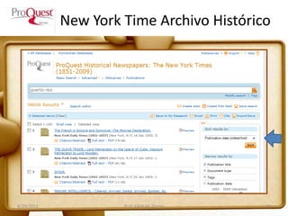 New York Time Archivo Histórico
8/29/2011 Prof. Edith M. Torres 24
 