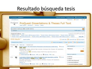 Resultado búsqueda tesis
8/29/2011 Prof. Edith M. Torres 26
 