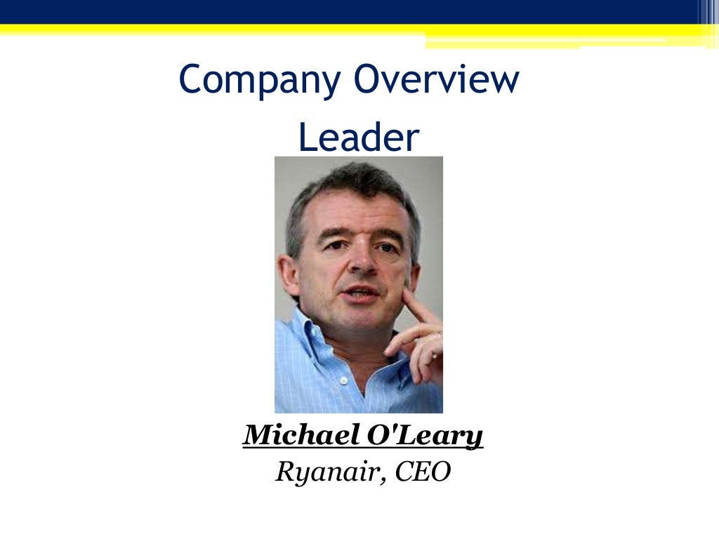 Ryanair Strategic Management & Marketing Strategy
