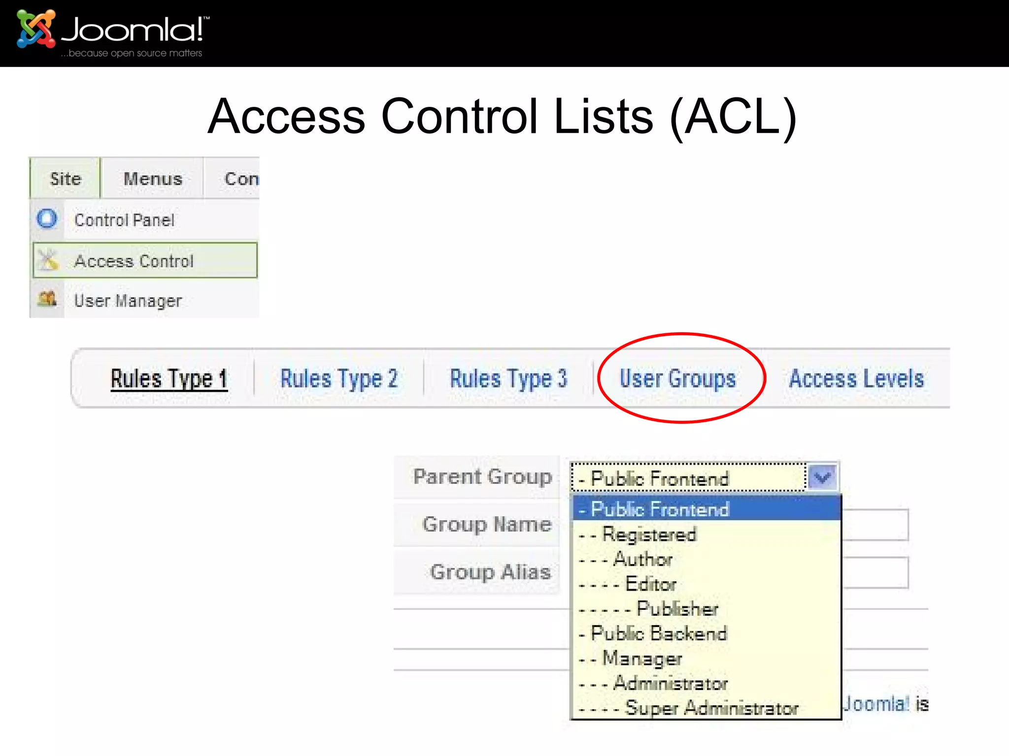 Access Control Lists (ACL) 