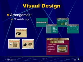 Visual Design Arrangement Consistency Radios like this are rare and hard to find… 