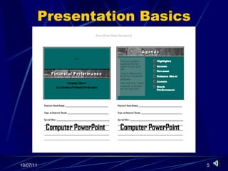 Presentation Basics 
